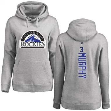 Women's Dale Murphy Colorado Rockies Ash Backer Pullover Hoodie