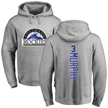 Youth Dale Murphy Colorado Rockies Ash Backer Pullover Hoodie